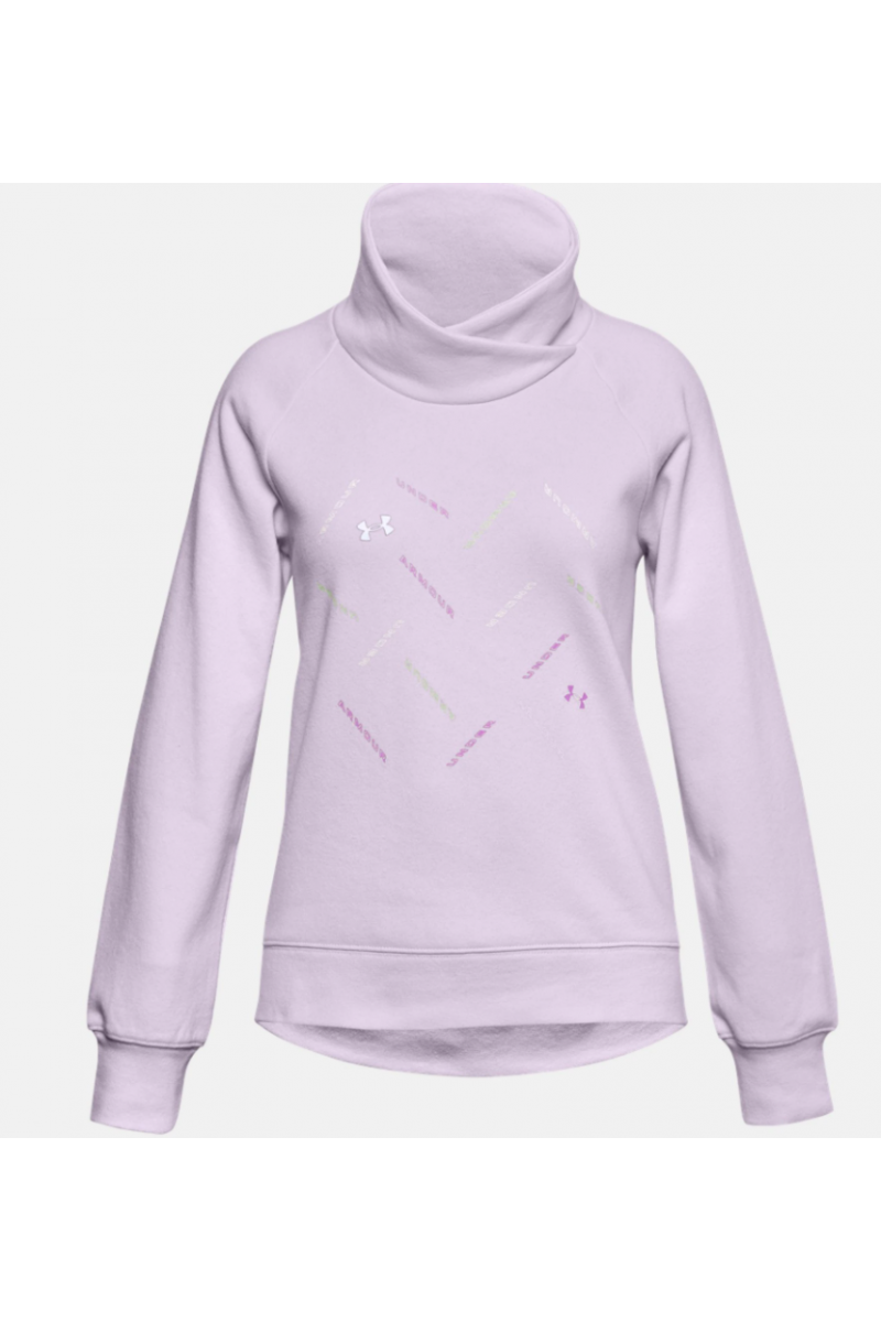 POLERÓN UNDER ARMOUR WRAP NECK LILA NIÑA POLERÓN UNDER ARMOUR WRAP NECK LILA NIÑA