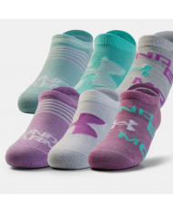 CALCETINES UNDER ARMOUR NIÑA PACK 6