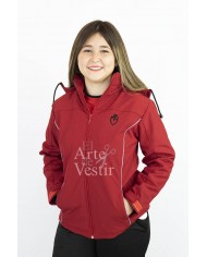 POLERA ROJO PIQUE MC MUJER MARIA AUXILIADORA P.A