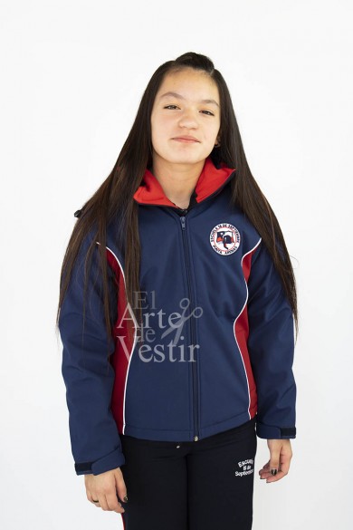 CASACA AZUL/ROJO 18 SEPTIEMBRE SOFT MUJER