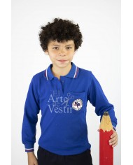 POLERA BLANCO/ROJO MC POLO UNISEX 18 SEPTIEMBRE