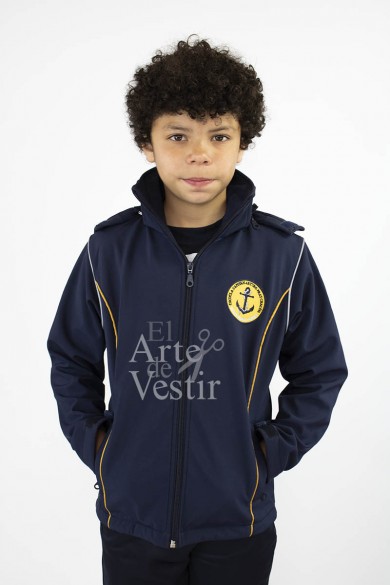 CASACA AZUL A.PRAT SOFT SHELL HOMBRE