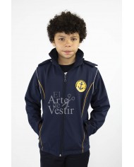 CASACA AZUL SOFT SHELL MUJER ARTURO PRAT