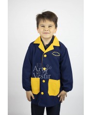 POLERA AZUL ML PIQUE CAMISERO UNISEX ARTURO PRAT