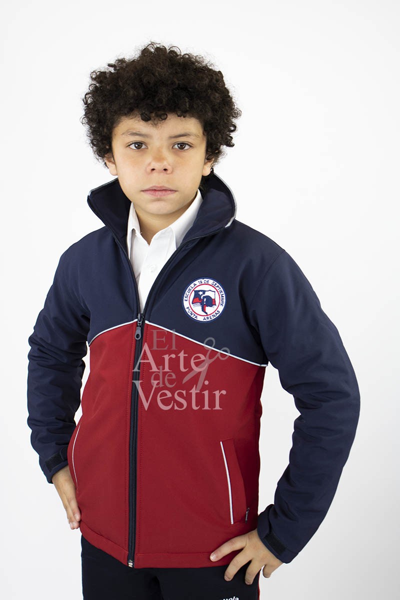 CASACA AZUL/ROJO 18 SEPTIEMBRE SOFT HOMBRE CASACA AZUL/ROJO 18 SEPTIEMBRE SOFT HOMBRE