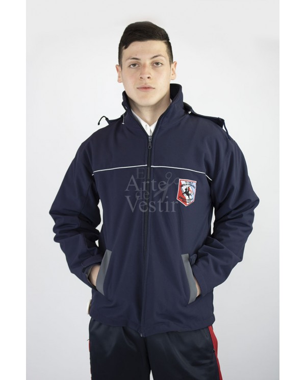 CASACA AZUL SOFT SHELL HOMBRE BERNARDO O'HIGGINS P.A