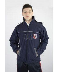 CASACA AZUL B.O'HIGGINS SOFT SHELL MUJER