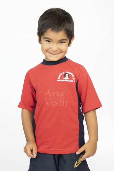 POLERA ROJO POLO MC B.OHIGGINS UNISEX