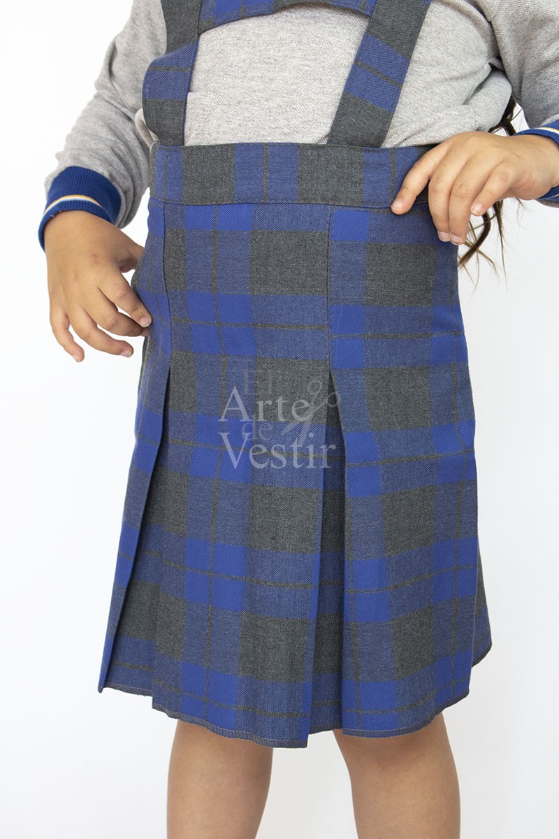 FALDA GRIS/AZULINO ESCOCES ARGENTINA