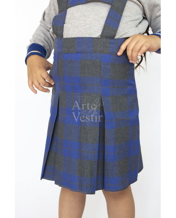 FALDA GRIS/AZULINO ESCOCES ARGENTINA