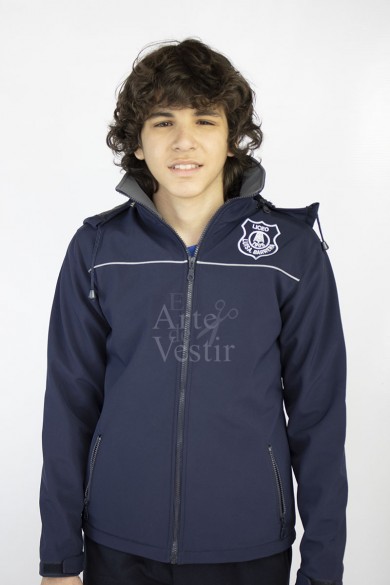 CASACA AZUL L.A.BARRERA SHELL HOMBRE