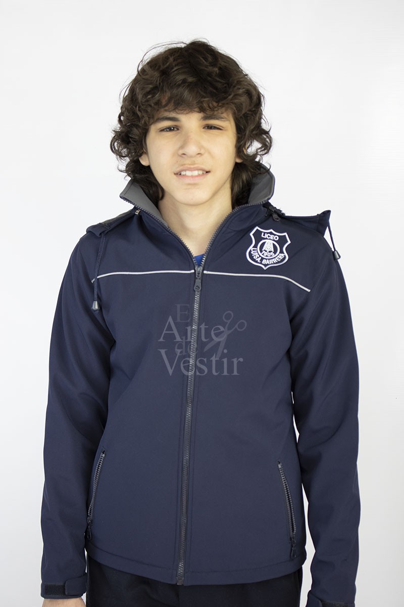 CASACA AZUL L.A.BARRERA SHELL HOMBRE CASACA AZUL L.A.BARRERA SHELL HOMBRE
