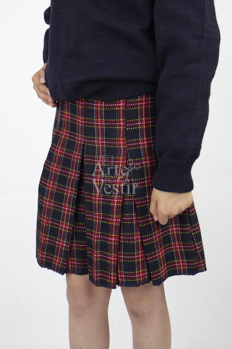 FALDA AZUL/ROJO M.DE CERVANTES FALDA AZUL/ROJO M.DE CERVANTES
