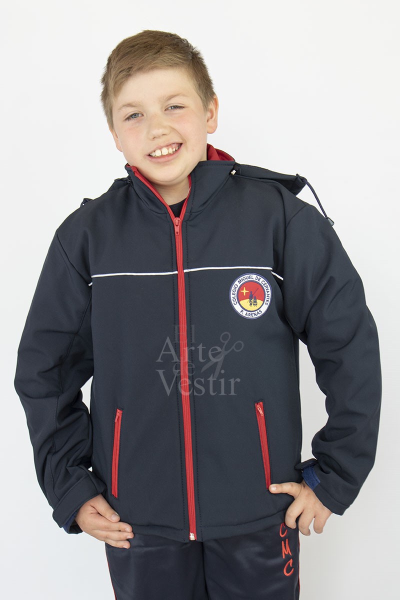 CASACA AZUL SHELL HOMBRE MIGUEL DE CERVANTES