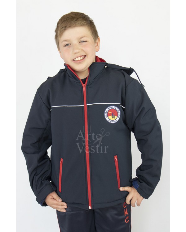 CASACA AZUL SHELL HOMBRE MIGUEL DE CERVANTES