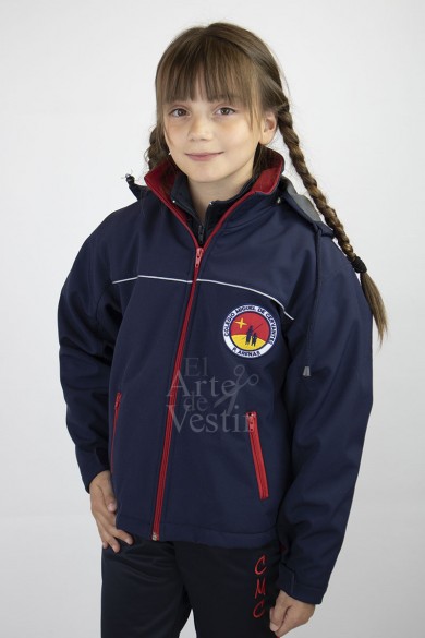 CASACA AZUL SHELL MUJER MIGUEL DE CERVANTES