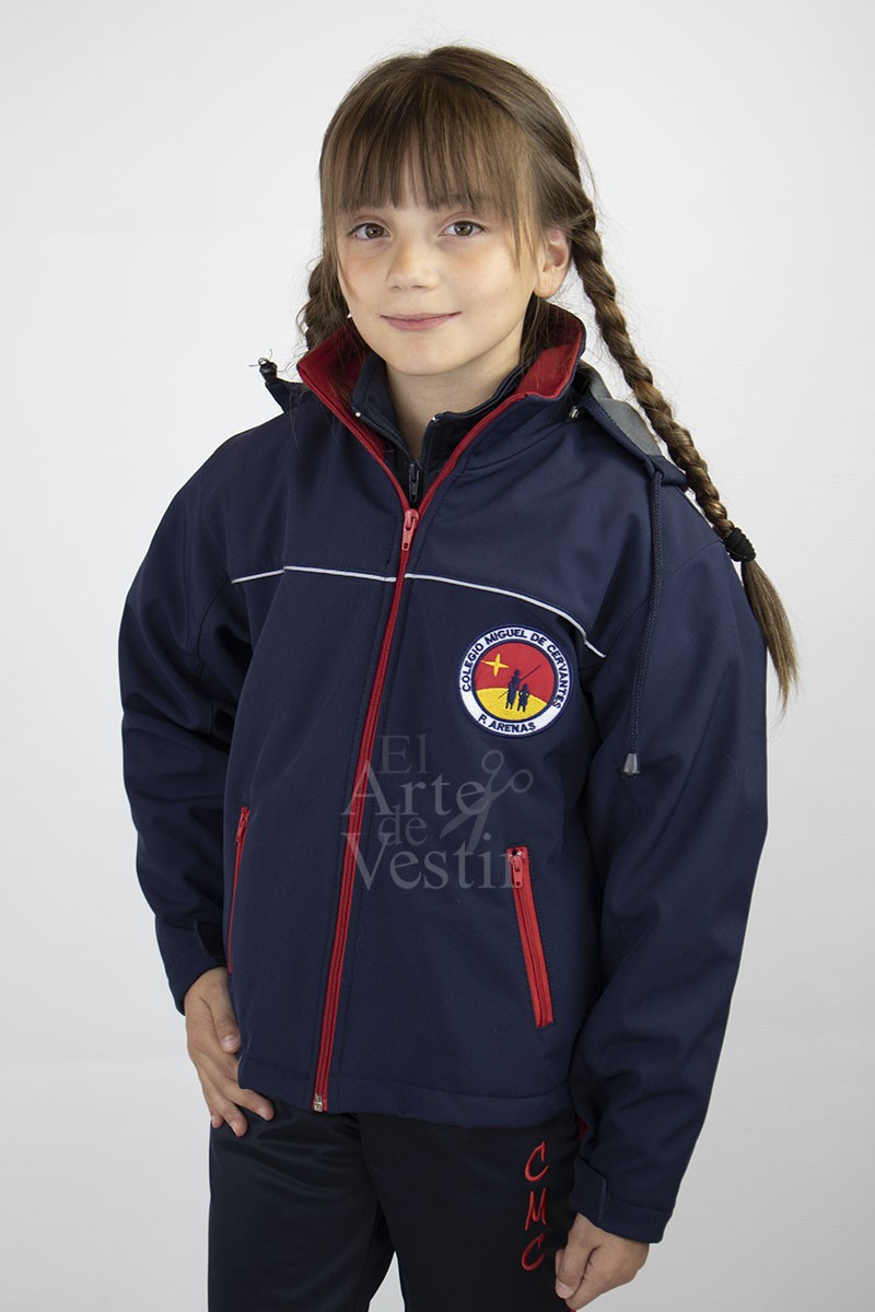 CASACA AZUL SHELL MUJER MIGUEL DE CERVANTES