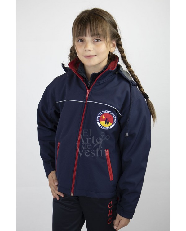 CASACA AZUL SHELL MUJER MIGUEL DE CERVANTES