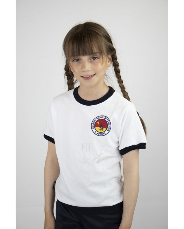 POLERA MC BLANCA MUJER MIGUEL DE CERVANTES