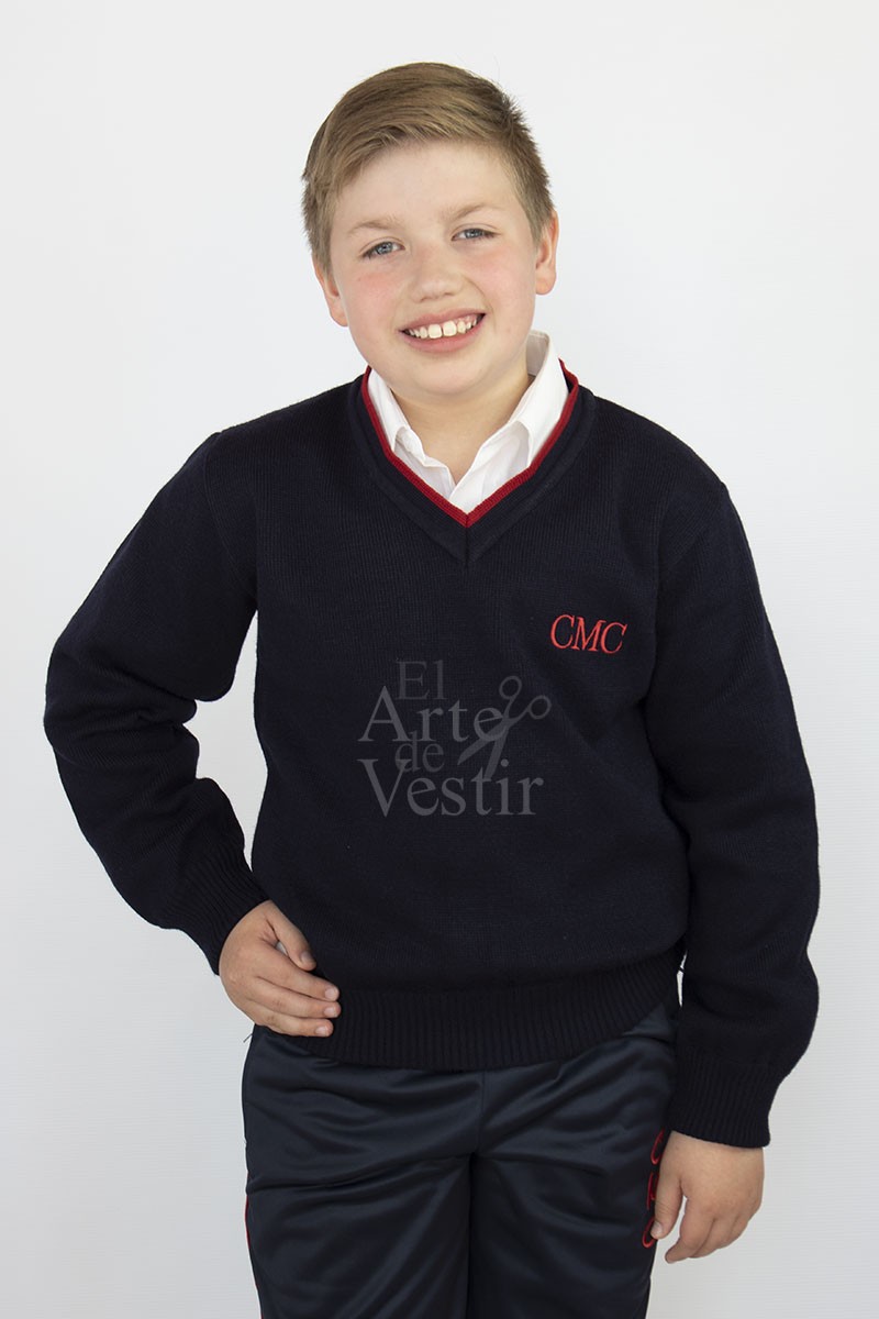 SWEATER AZUL ML UNISEX MIGUEL DE CERVANTES