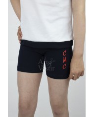 POLERA PIQUE ML UNISEX BLANCO/AZUL ADVENTISTA