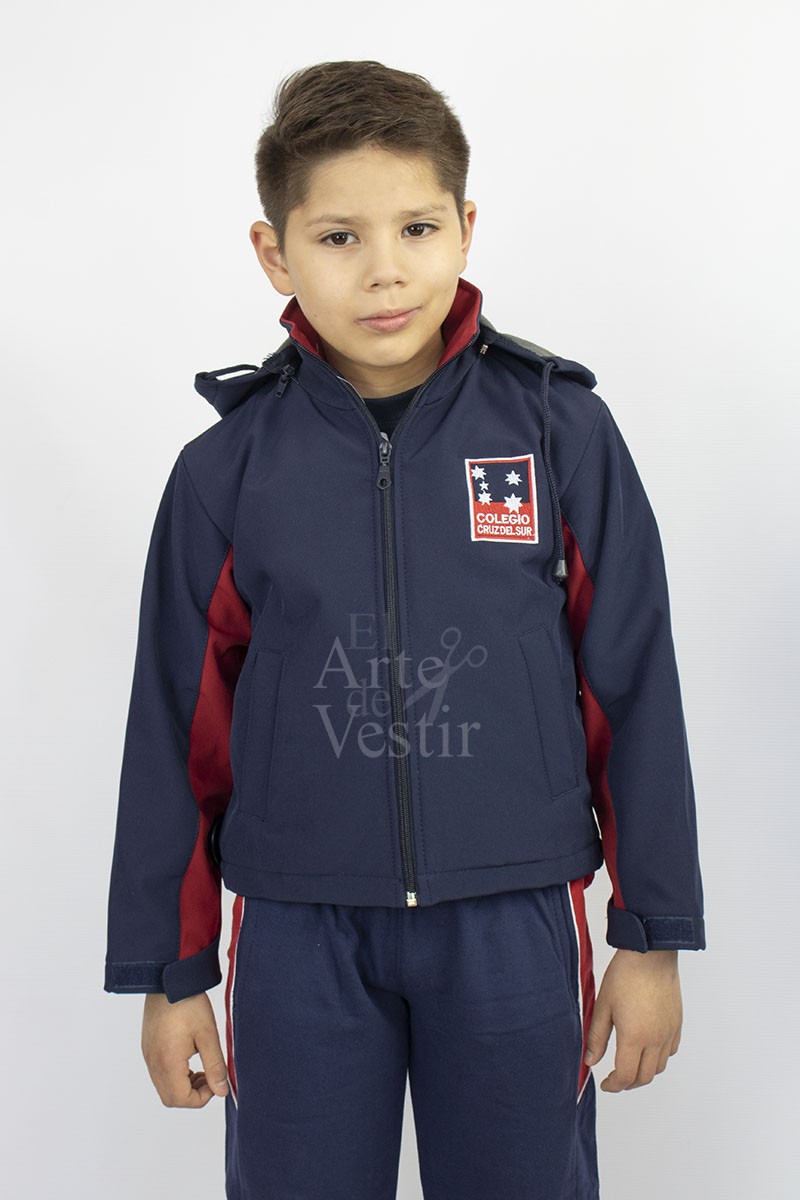 CASACA AZUL /ROJO  C. DEL SUR SOFT HOMBRE CASACA AZUL /ROJO  C. DEL SUR SOFT HOMBRE