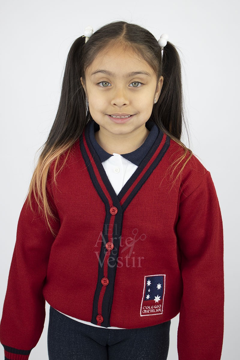 CHALECO ROJO MUJER CRUZ DEL SUR