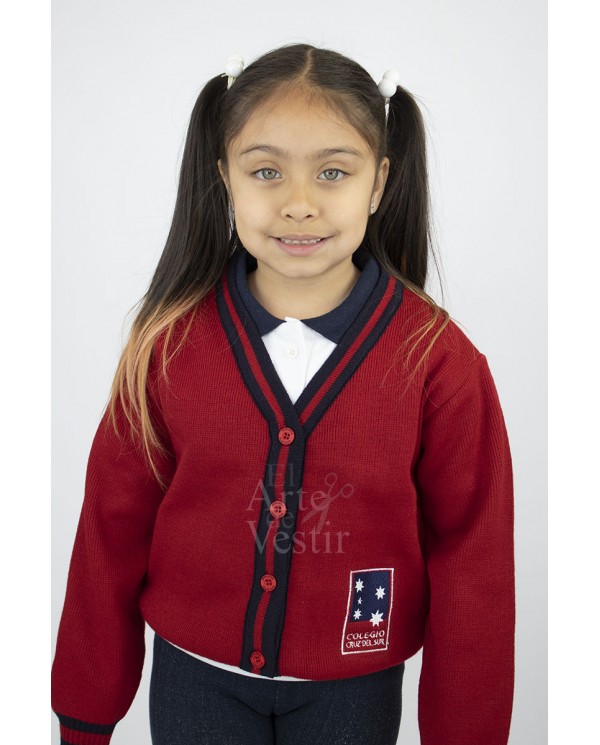 CHALECO ROJO MUJER CRUZ DEL SUR