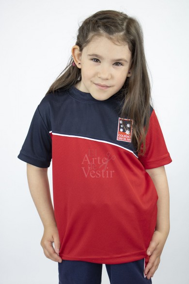 POLERA ROJO/AZUL MC PANAL C.DEL SUR UNISEX