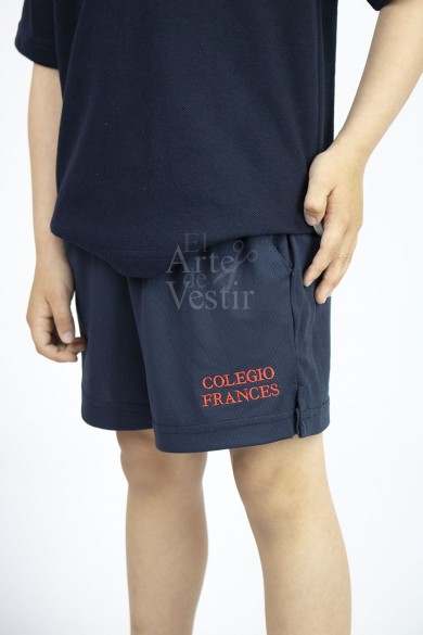 SHORT AZUL FRANCES HOMBRE