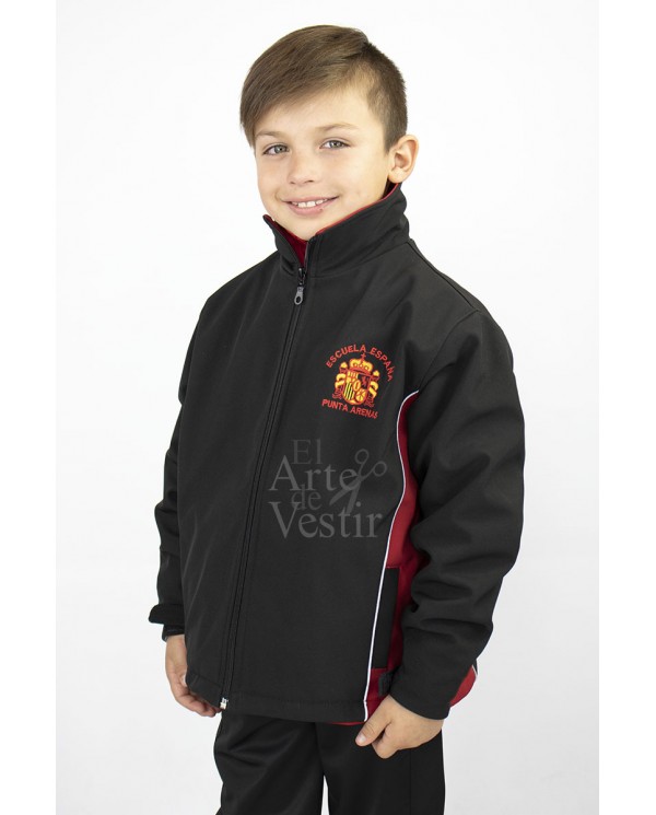 CASACA NEGRO/ROJO SHELL HOMBRE ESPAÑA