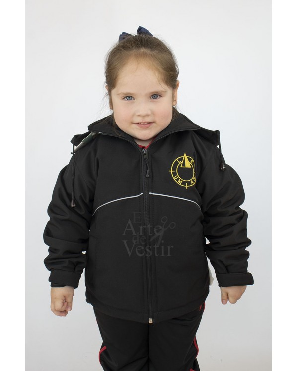 CASACA NEGRO SHELL MUJER EXPERIMENTAL