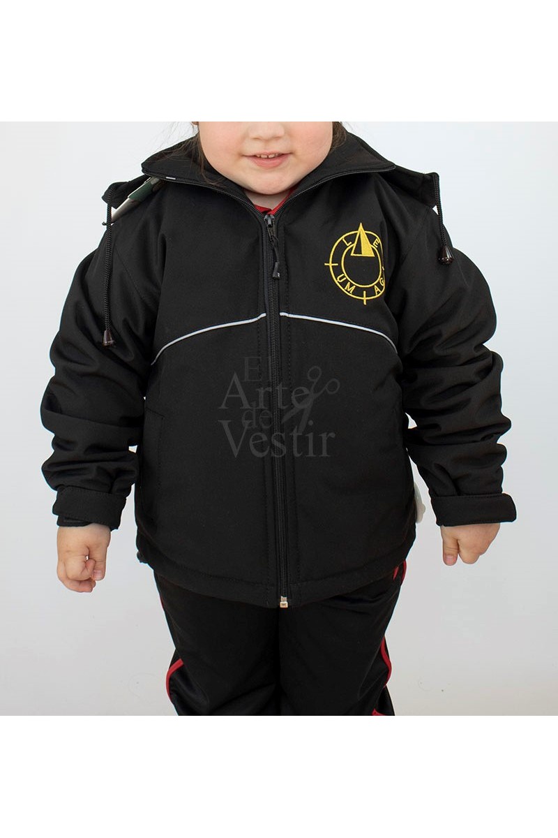 CASACA NEGRO SHELL HOMBRE EXPERIMENTAL