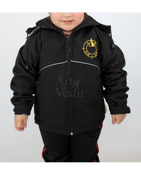 CASACA NEGRO SHELL HOMBRE EXPERIMENTAL