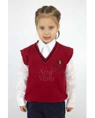 SWEATER ROJO V ML L.EXPERIMENTAL UNISEX