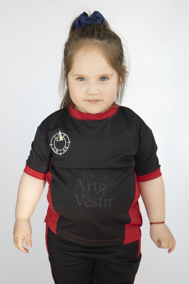 POLERA NEGRO MC UNISEX POLO EXPERIMENTAL