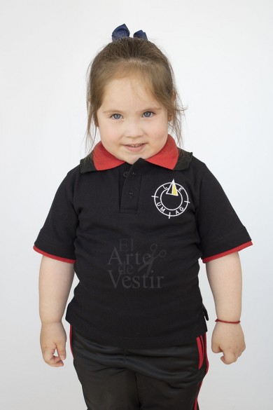 POLERA MC NEGRO PIQUE MUJER EXPERIMENTAL