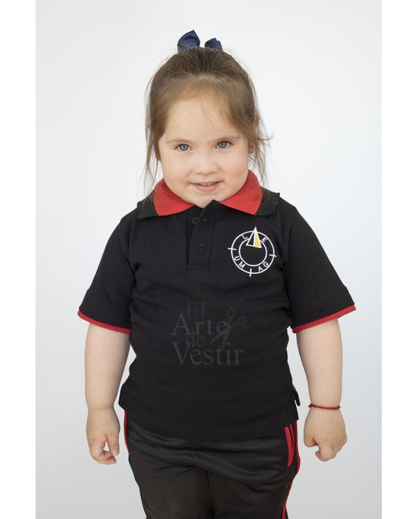 POLERA MC NEGRO PIQUE MUJER EXPERIMENTAL