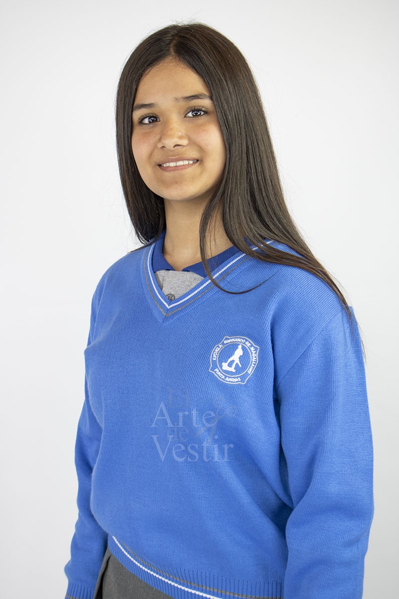 SWEATER AZULINO ML UNISEX HERNANDO DE MAGALLANES