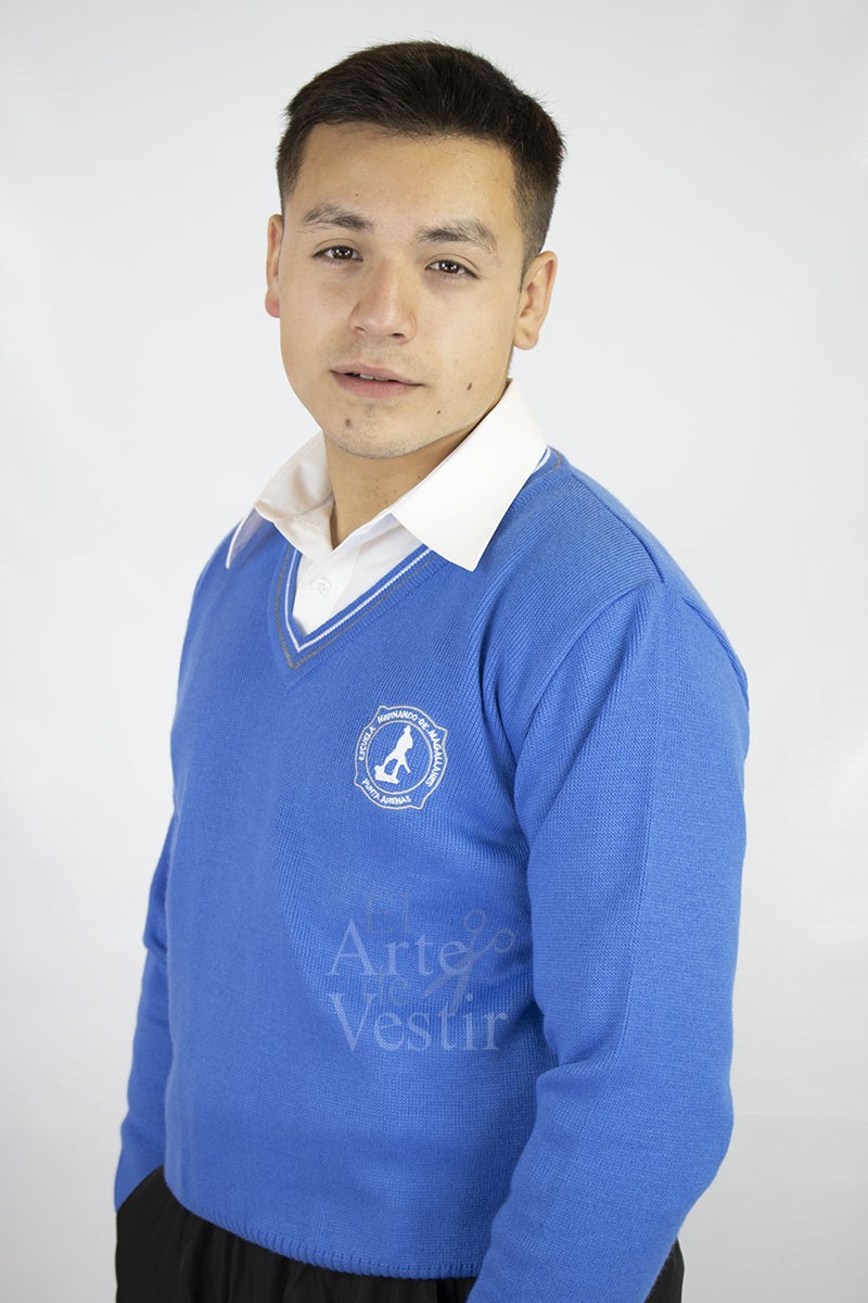 SWEATER AZULINO ML H.MAGALLANES UNISEX SWEATER AZULINO ML H.MAGALLANES UNISEX