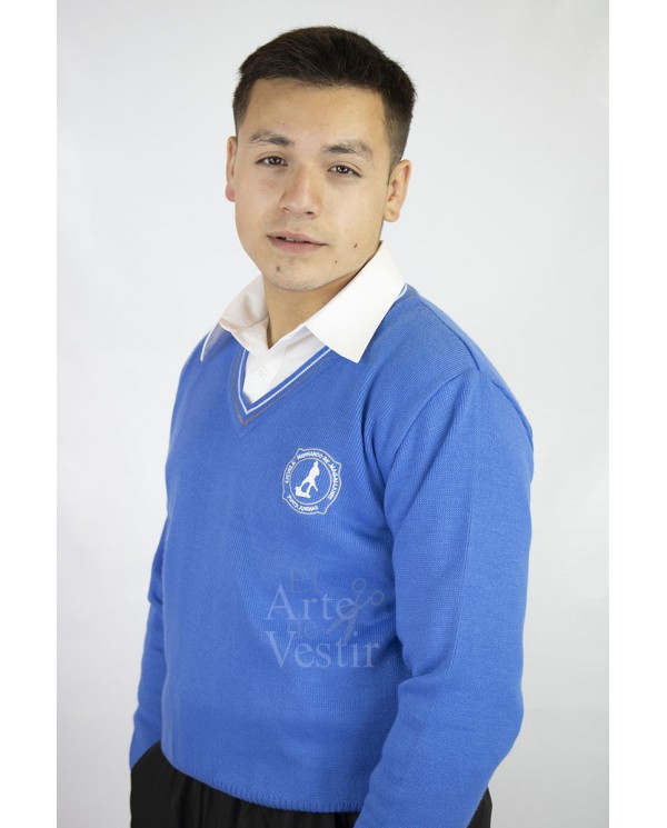 SWEATER AZULINO ML UNISEX HERNANDO DE MAGALLANES