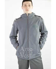 CASACA GRIS SOFT SHELL MUJER PUNTA ARENAS