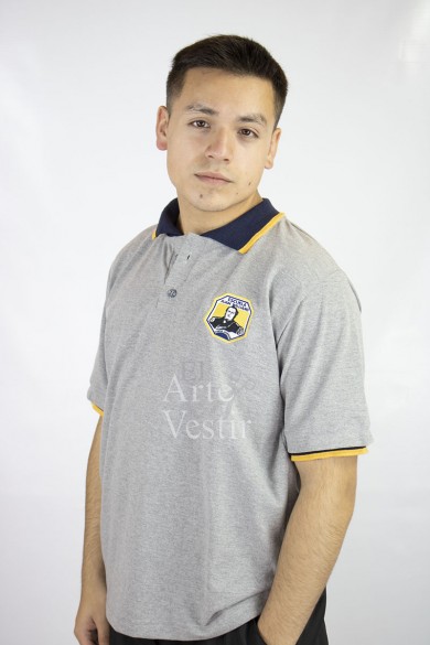 POLERA GRIS MC PIQUE J.WILLIAMS UNISEX