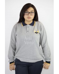POLERA GRIS MC PIQUE J.WILLIAMS MUJER