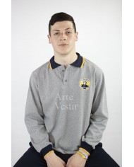 POLERA GRIS MC PIQUE J.WILLIAMS MUJER