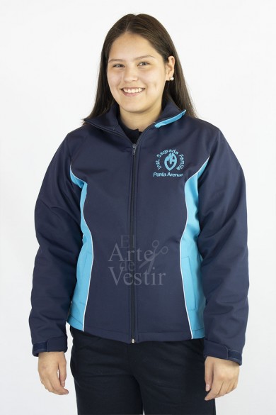 CASACA AZUL/TURQ INSAFA MUJER