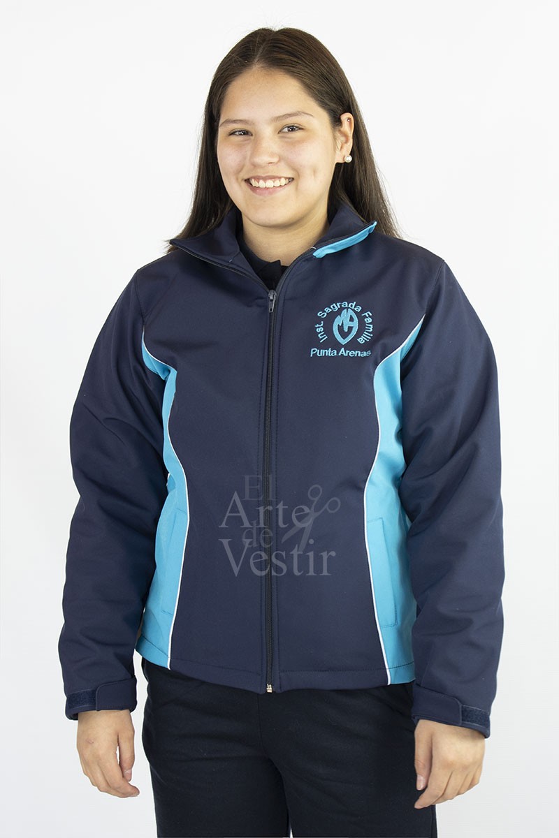 CASACA AZUL/TURQ MUJER INSAFA