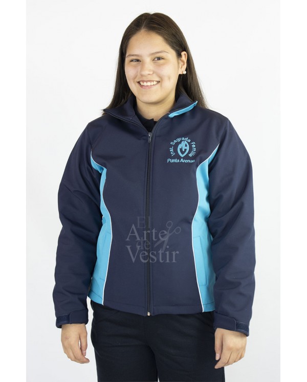 CASACA AZUL/TURQ MUJER INSAFA