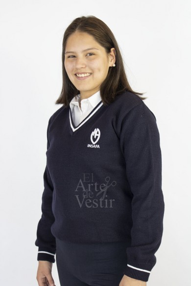 SWEATER AZUL INSAFA MUJER