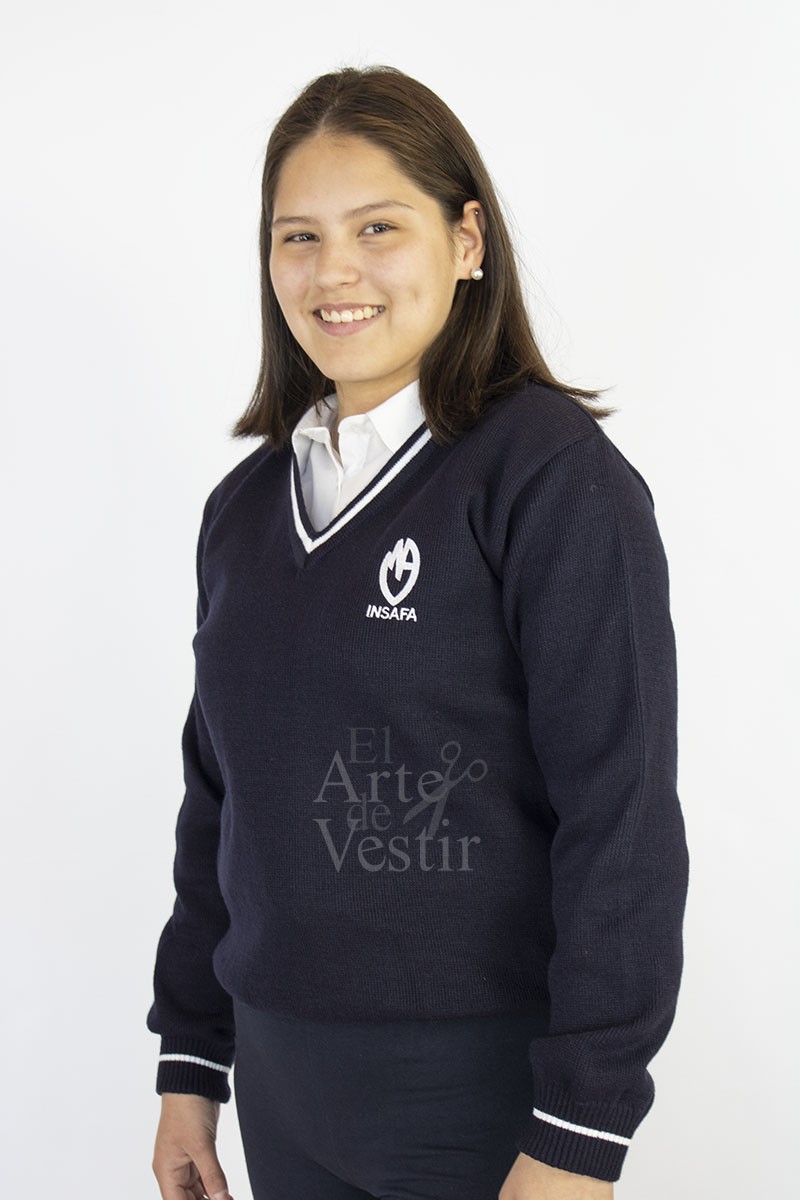 SWEATER AZUL INSAFA MUJER SWEATER AZUL INSAFA MUJER